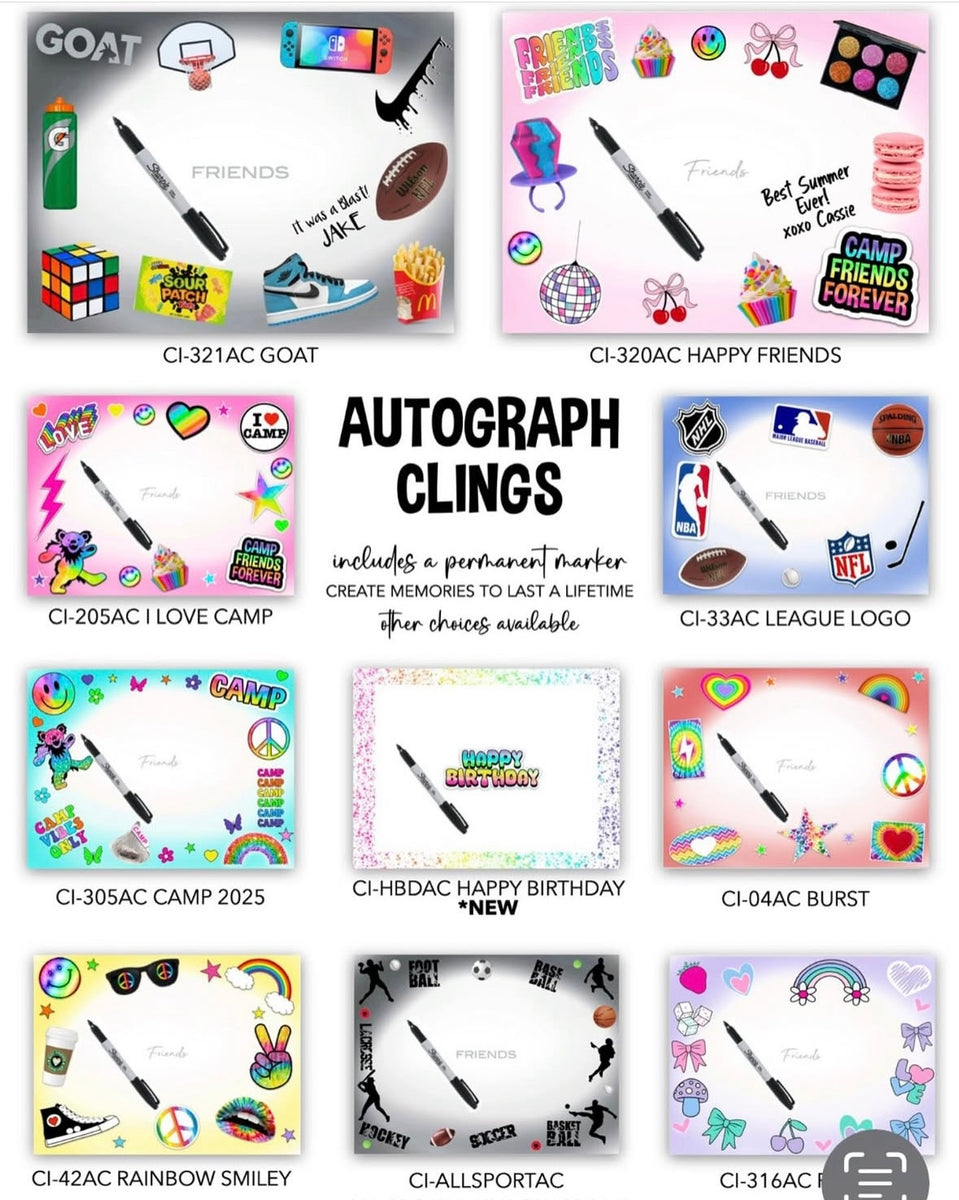 Autograph Cling it – buycampswag