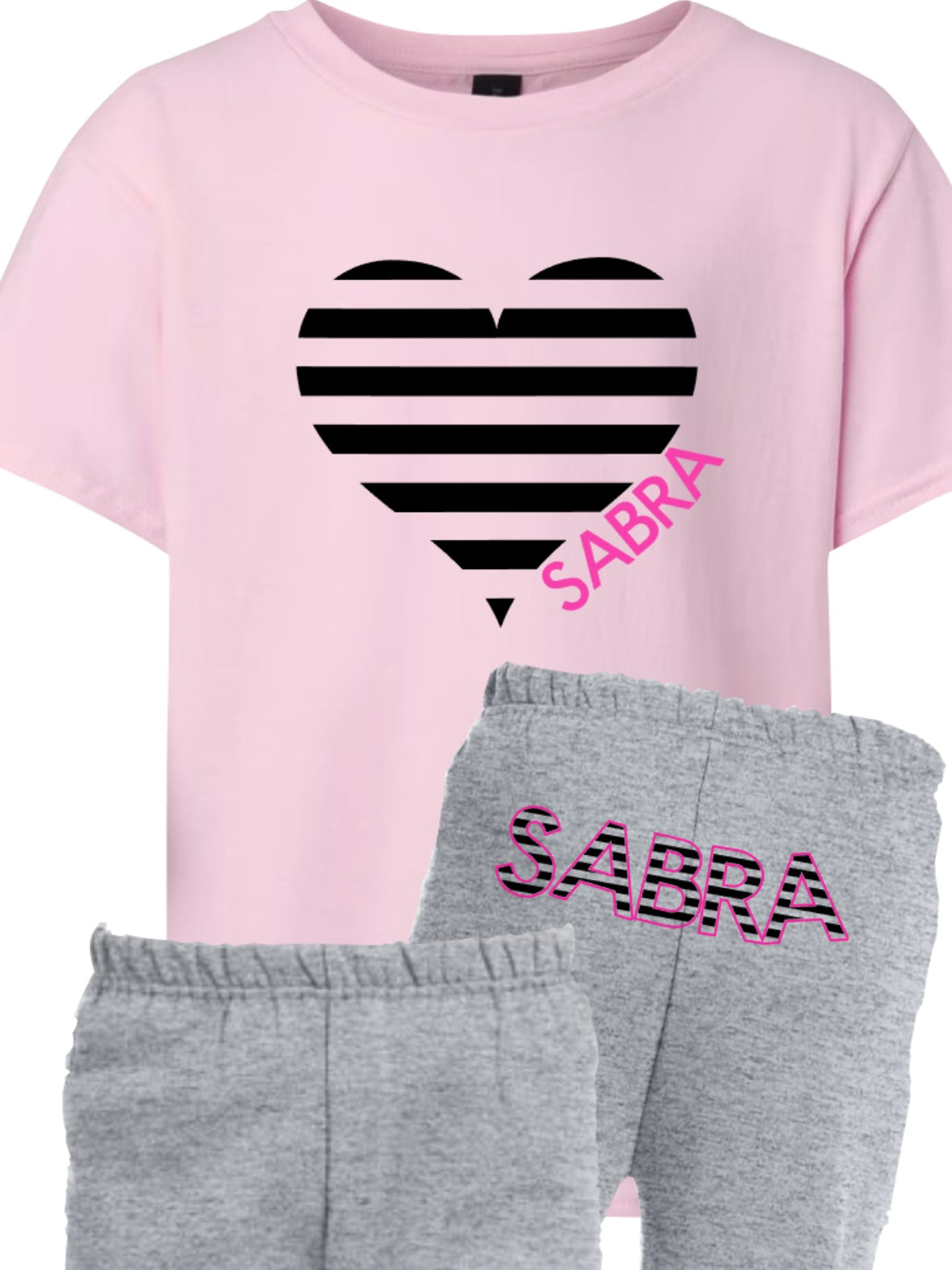 Stripe Heart T-shirt