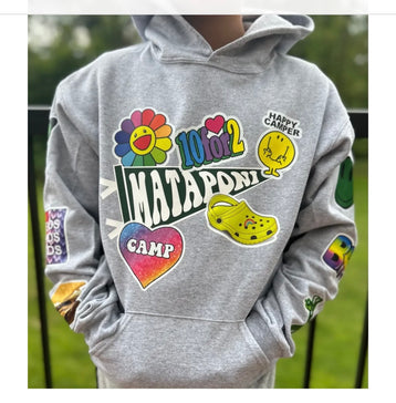 Ultimate Pennant Patch Decal Hoodie (up to 12 patches)