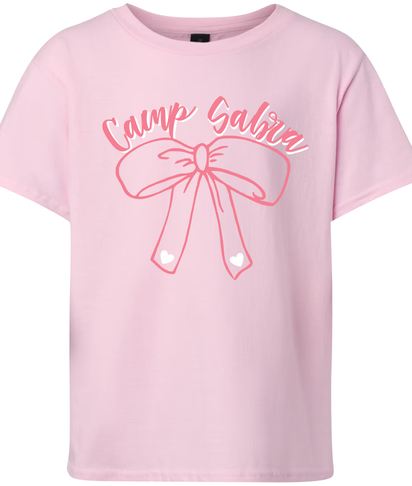 Pink Camp Bow Sweatshirt