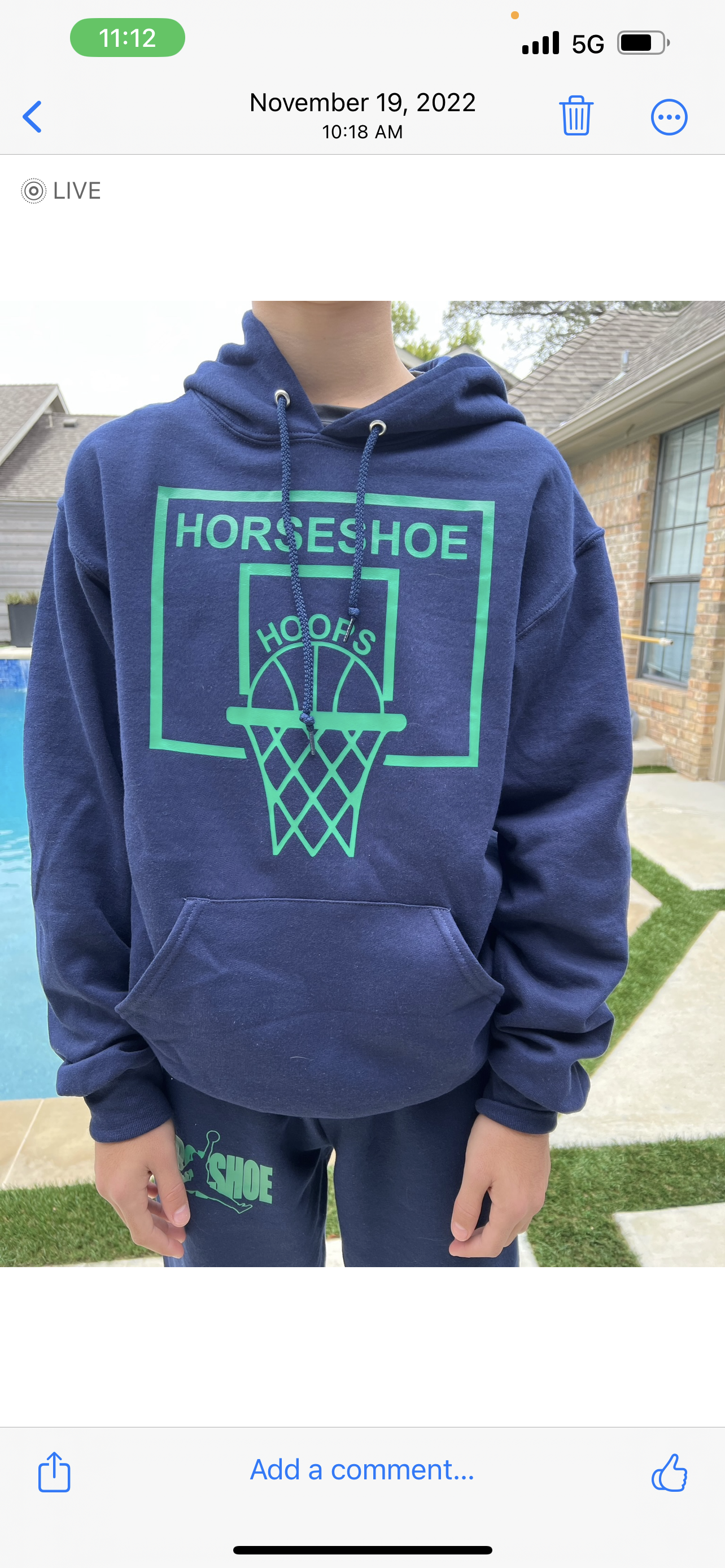 Backboard Hoodie Sweatshirt