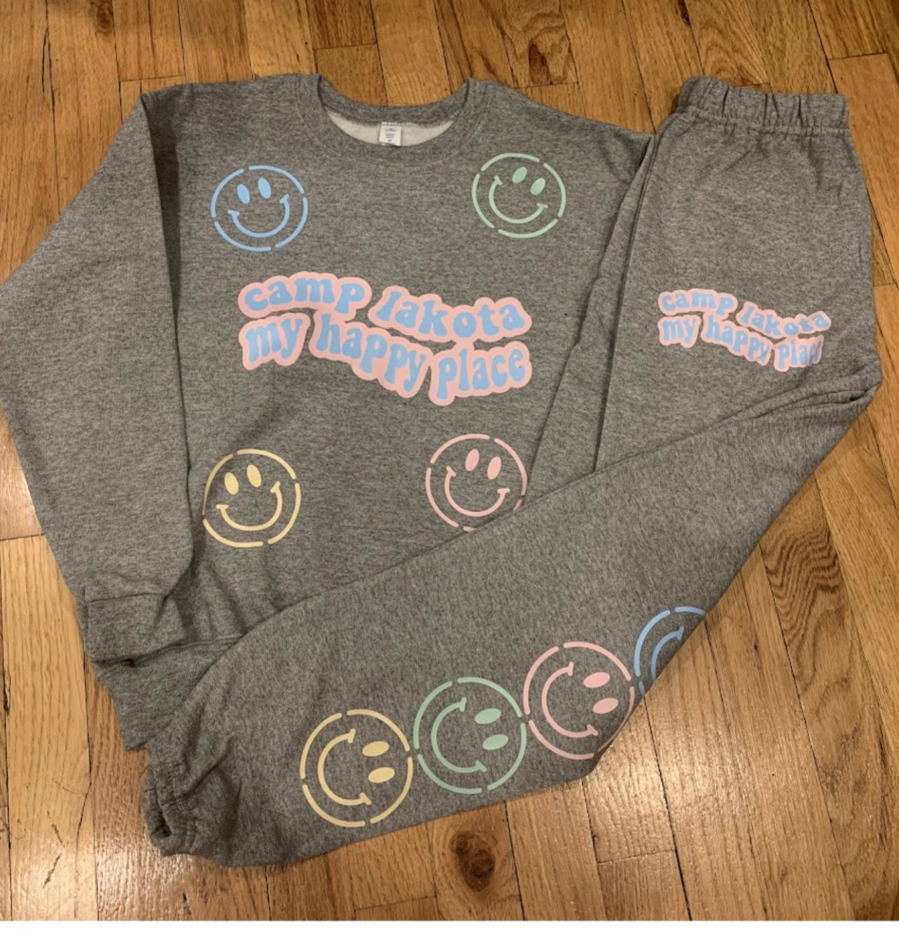 Happy Place Crew Sweatshirt or Hoodie